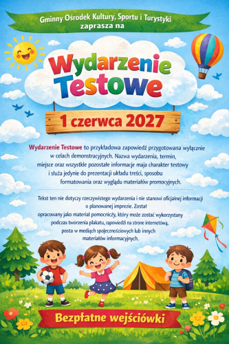 Wydarzenie Testowe 2